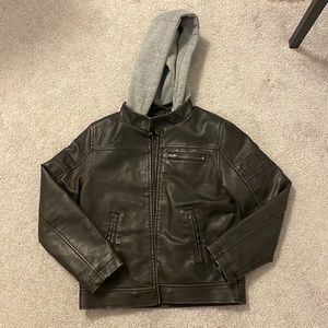 Leather jacket for kids on sale✨✨